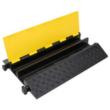 Cable Protector Ramp with 2 Channels 90 cm Rubber 150966