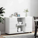 Sideboard FLORIN White 88.5 x 30.5 x 55.5 cm Engineered Wood 880291