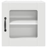 Wall Glass Cabinet LUCCA White 40 x 31 x 40 cm Engineered Wood 884834