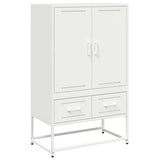 Highboard White 68x39x111.5 cm Steel 846613