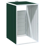 Wheelie Bin Storage for Single Bin Green 72x81x115 cm Steel 4006171