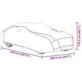Car Cover for Sedan Hail Protection Full XXL Grey and Silver 4008947