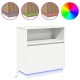 LED Sideboard White 71 x 34.5 x 75 cm Engineered Wood 869650