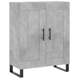 Highboard Concrete Grey 69.5x34x180 cm Engineered Wood 3198365