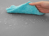 Pool Ground Mat 16 pcs 235 cm Round EVA Foam Grey 42042634