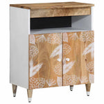 ZNTS Sideboard 60x33.5x75 cm Solid Wood Mango 4018689