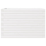 Garden Planter White 70x40x46 cm Solid Wood Pine 3282440