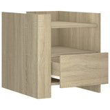 ZNTS Bedside Cabinet Sonoma Oak 45x50x50 cm Engineered Wood 848278