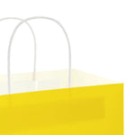 ZNTS Paper Bags 250 pcs with Handles Yellow 21x11x36 cm 4101785