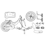 Kids Bike 12 Inches for 2-4 Years Old White 42009427