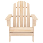 Garden Adirondack Chair with Table Solid Fir Wood 315922