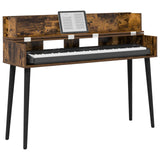 Studio Desk Smoked Oak 152 x 40 x 19.5 cm Engineered Wood 8006672