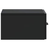 Wall-Mounted Bedside Cabinet 2 pcs Black 34.5 x 33 x 20 cm 899278