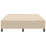 Platform Bed Frame Grey Green 140 x 190 cm Fabric 3337411