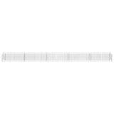 Gabion Raised Bed Galvanised Steel 450x30x30 cm 145645