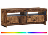 LED TV Cabinet Old Wood Engineered Wood 896123