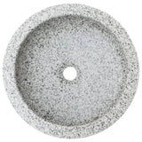 Countertop Basin Grey Round 41x14 cm Ceramic 155064