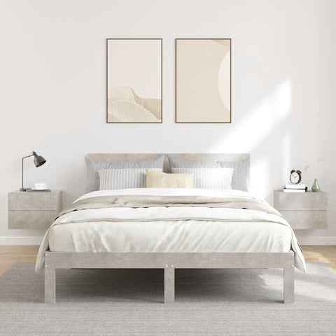 Bedside Cabinets 2 pcs Concrete Grey 40x30x30 cm Engineered Wood 801062