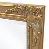 Wall Mirror Baroque Style 100x50 cm Gold 243680