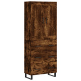 Highboard Smoked Oak 69.5x34x180 cm Engineered Wood 3199774