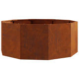 Planter Rusty 90 x 90 x 35 cm Weathering Steel 883737