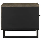 Coffee Table Black 80x50x40 cm Solid Wood Mango 4017688