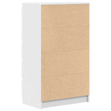 Drawer Cabinet White 60x36x103 cm Engineered Wood 823016
