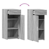 Sideboard Grey Sonoma 40x42.5x93 cm Engineered Wood 846283