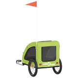 Pet Bike Trailer Green Oxford Fabric and Iron 93969