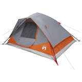Instant Tent with Roof Grey and Orange 305 x 215 x 140 cm 42028691