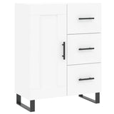 Highboard White 69.5x34x180 cm Engineered Wood 3190045