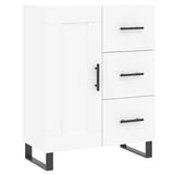 Highboard White 69.5x34x180 cm Engineered Wood 3190045