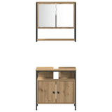 Bathroom Furniture Set 4 pcs Artisan oak 33 x 33 x 185.5 cm 3334407