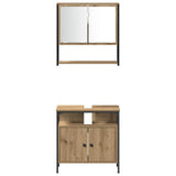 Bathroom Furniture Set 4 pcs Artisan oak Engineered wood 3334407