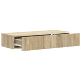 Wall-Mounted Side Table Sonoma Oak 87.5 x 34.5 x 17 cm 898497