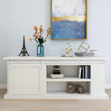 Mini Sliding Cabinet Door Kit Carbon Steel White 183 cm 151690