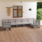 7 Piece Garden Lounge Set Solid Pinewood 3076251