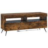 LED TV Cabinet Smoked Oak Engineered Wood 897650