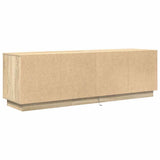 TV Cabinet with LED Lights Sonoma Oak 160,5x41x50 cm 3328428