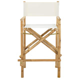 Folding Director's Chair 2 pcs Natural Bamboo 42028052