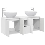 Bathroom Cabinet Set 3 pcs White 49.5 x 44.5 x 65 cm 3405697