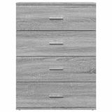 Sideboard Grey Sonoma 60x39x80 cm Engineered Wood 840532
