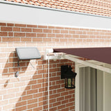 Manual Retractable Awning with LED Brown 400x300 cm 3215379