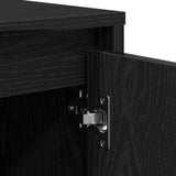 Sideboard Black Oak 70x41x75 cm Engineered Wood 862082