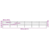 Garden Fence Steel Tough Modern 277661