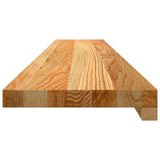 Window Sills 2 pcs Light Brown 110x20x2 cm Solid Wood Oak 4009137