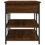 Shoe Bench Brown Oak 100x42.5x50 cm Engineered Wood 839037