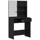 Dressing Table Black Oak 74.5 x 40 x 141 cm Engineered Wood 862785
