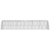 Chicken Run 2.5x12x2.25 m Galvanised Steel 3328520
