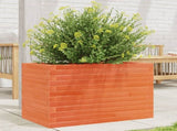 Garden Planter Wax Brown 70x40x45.5 cm Solid Wood Pine 847265